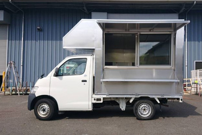 1トン車積載用シェル「トラベルトラックキッチン」発売へ、什器標準装備で価格は209万円 画像
