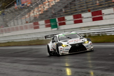 【スーパー耐久 第2戦】雨模様となった予選は、31号車レクサスRCF GT3がポールポジションを獲得 画像