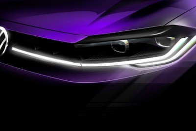 VW ポロ 改良新型のティザースケッチ　車は4月22日発表 画像