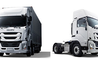 いすゞ ギガ、国内トラック初のドライバー異常時対応システムを採用 画像