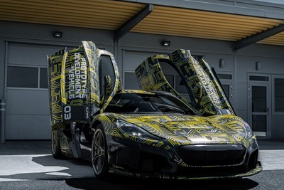 リマックのEVハイパーカー、6月1日発表予定…車名は『C_Two』から変更へ 画像