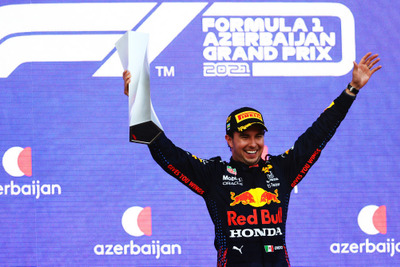 【F1 アゼルバイジャンGP】レッドブル・ホンダのペレスが今季初優勝…アルファタウリ・ホンダのガスリー3位、角田7位 画像