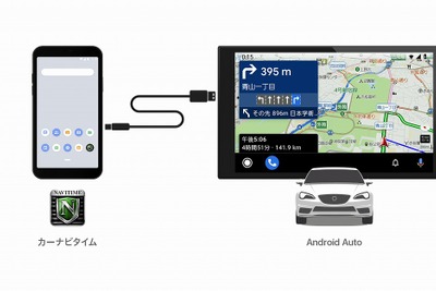 カーナビタイム、Android Autoに対応…国内専用カーナビアプリでは日本初 画像