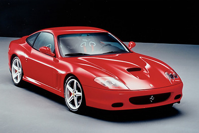 【ジュネーブショー2002出品車】フェラーリ『575Mマラネロ』---パドルシフト 画像