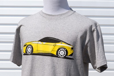 新型 フェアレディZ が待ちきれないアナタへ、プロトタイプのイラストデザインTシャツ発売 画像