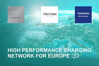 VWトレイトン、ダイムラーとボルボと共同で高性能充電ネットワークを欧州に設置 画像