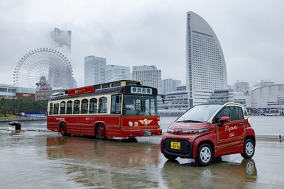 トヨタの超小型EV『C＋pod』、ショートタイムレンタカーとして横浜都心臨海部に登場 画像