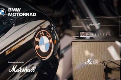 BMWがマーシャルと提携、二輪車向け新サウンドシステム共同開発　7月29日発表 画像