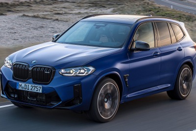 BMW X3M 改良新型、510馬力ツインターボ搭載…IAAモビリティ2021で発表へ 画像