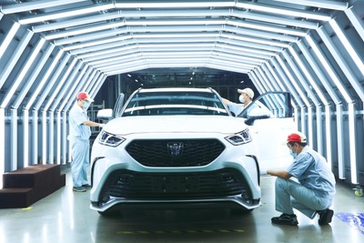 トヨタ クラウン ブランドのSUV、生産開始…中国合弁工場で 画像
