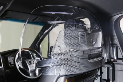 車内飛沫防止パーティションを開発…タクシー向けに先行販売　トヨタ紡織 画像