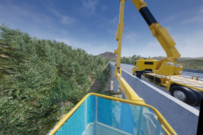 VRで安全教育---高速道路インフラメンテナンス作業 画像
