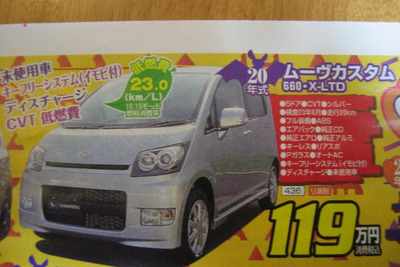 【値引き情報】このプライスで軽自動車を購入する!! 画像