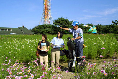 日本SGIとセントラル警備、セグウェイ を公園の巡視に 画像