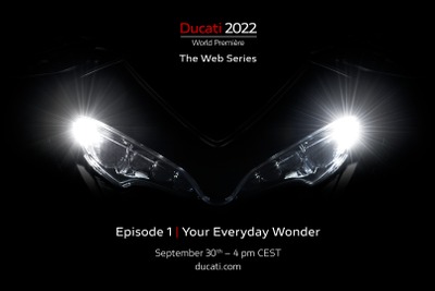 ドゥカティ、新型モーターサイクルのティザー…9月30日にモデル発表予定 画像