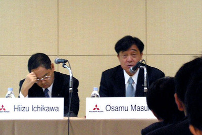 三菱自動車の益子社長「中期経営計画を来年見直す」 画像