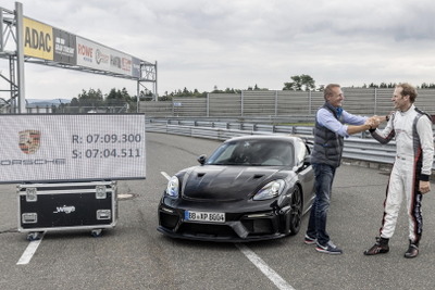 ポルシェ 718 ケイマン に頂点、「GT4 RS」開発中 11月デビューへ 画像