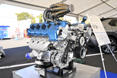 ヤマハの水素V8エンジンに、バイオ燃料CX-5も…スーパー耐久で「カーボンニュートラル社会を目指す」展示 画像