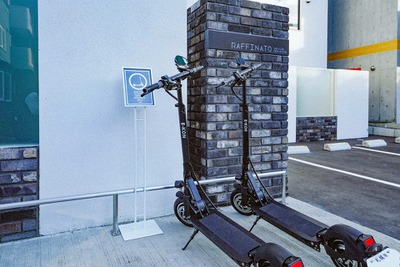 賃貸マンションに新たな付加価値、居住者に電動キックボードを無償提供 画像