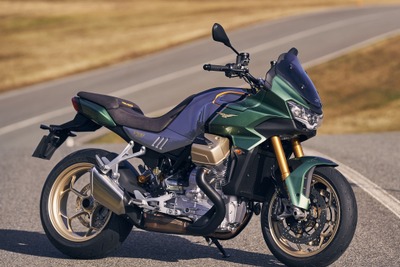 モトグッツィ V100マンデッロ 発表:水冷エンジン+可変空力パーツ…EICMA 2021 画像