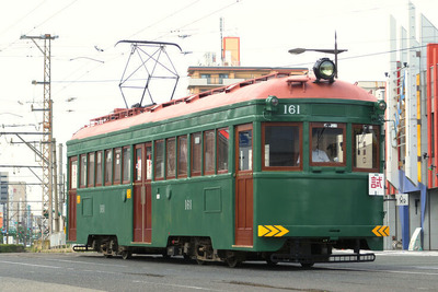 大規模修繕を終えた現役最古の路面電車が一般運行…阪堺電軌のモ161号　12月2日から 画像