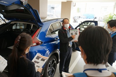 「落雷で停電発生!」電動車派遣で福祉機器を充電…三菱自動車と川崎市が訓練実施 画像