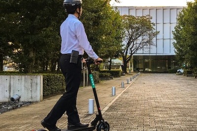 電動キックボードをワイヤレス給電するシステムを開発 画像