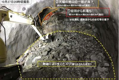 奥村組JVの現場対応に原因…JR東海がリニア中央新幹線工事の死亡事故で再発防止策 画像