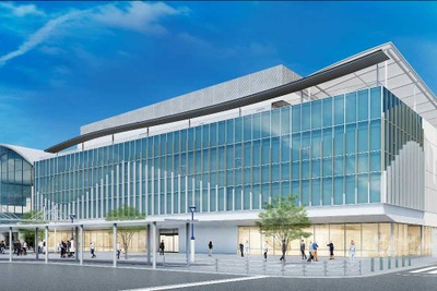 陸と海のつながりをイメージ…高松駅の北隣に駅ビルを増設 2023年度下期開業予定 画像