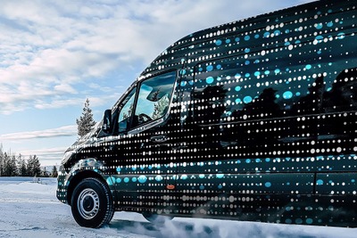 メルセデスベンツのEVバン次期型、冬季テストが完了…2023年後半から生産へ 画像
