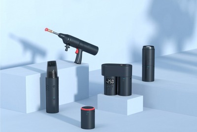 モバイルバッテリーが高圧洗浄器やエアコンプレッサーに変身、1台5役の車載ガジェット日本初上陸 画像