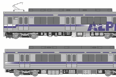 上高地線の新しい顔…アルピコ交通の元東武車20100形　3月下旬から運行 画像