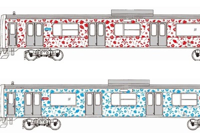 伊豆急の新型電車はハワイアン…その名も「アロハ電車」　4月29日には試乗会と撮影会 画像