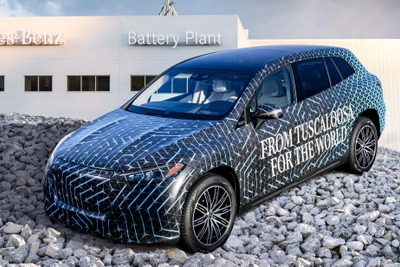 メルセデスベンツのフルサイズ電動SUV『EQS SUV』…インテリアを先行公開 画像
