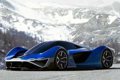 アルピーヌのスーパーカー、水素パワートレイン搭載…2035年のコンセプト 画像