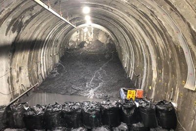 建設中の北海道新幹線渡島トンネルで土砂流入…地表面には影響なし 画像
