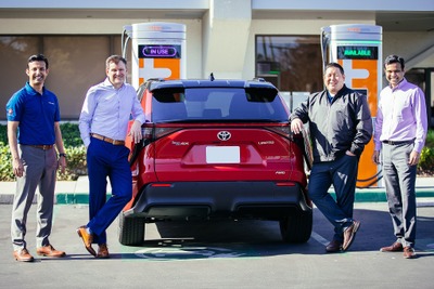 トヨタ『bZ4X』、外出先や自宅での充電をサポート 2022年後半米国発売予定 画像