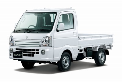 軽トラック『キャリイ』、4AT化やアイドリングストップ採用で燃費向上…スズキ 画像