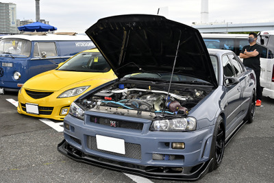 左ハンドルのホンダ フィット! US仕様で雰囲気激変…34th MOONEYES Street Car Nationals 画像