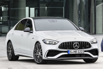 メルセデスAMG『C43』新型、電動ターボで408馬力…受注を欧州で開始 画像