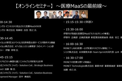 公開終了【セミナー見逃し配信】※プレミアム会員限定 医療MaaSの最前線 画像