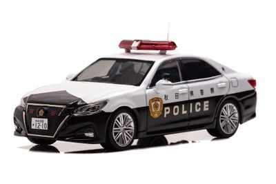 マニアックな秋田県警パトカーを1/43スケール化…防雪カバー付赤色灯、屋根にコールサインなし 画像