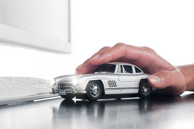 これが!? ミニカーにしか見えないメルセデスベンツ 300SL のコードレスマウス 画像