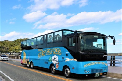 【夏休み】オープントップバスで志賀島をまるっと満喫！ オーシャンビュー楽しむバスツアー 画像