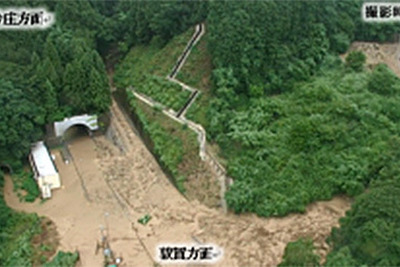 大型ダンプ4000台分の土砂流入、北陸道・下り線 敦賀IC~今庄ICの通行止め解除は8月末頃 画像