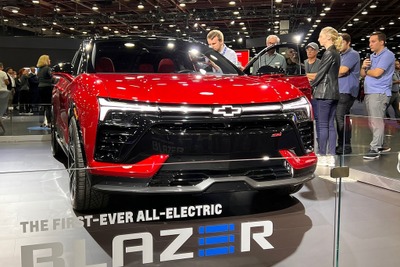 シボレーの電動SUV『ブレイザーEV』、557馬力ツインモーター搭載…デトロイトモーターショー2022 画像