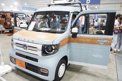 サブスクも対応、ディーラー渾身の軽キャンピングカー『ラクネルエヌバン』:ホンダカーズ神奈川中…横浜キャンピングカーショー2022 画像