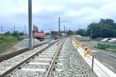 熊本電鉄菊池線の末端部を線路移設…終点・御代志駅は有人化　10月10日 画像