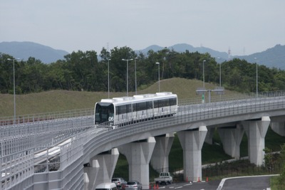 愛知高速交通に100形09編成が復帰…愛知万博後に消えたHSST車両 10月13日 画像