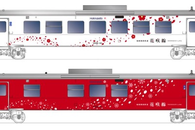 H100形の観光仕様ラッピング車は10月30日から運行…国と北海道が助成 画像